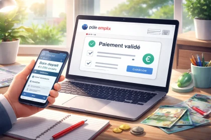 paiement pole emploi apres actualisation